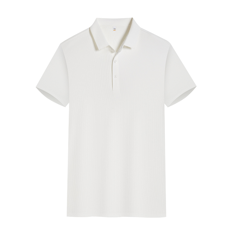 Custom-made short-sleeved work clothes, summer quick-drying work clothes, advertising shirts, pure cotton T-shirts, men's and women's factory uniforms, printed logo details Picture