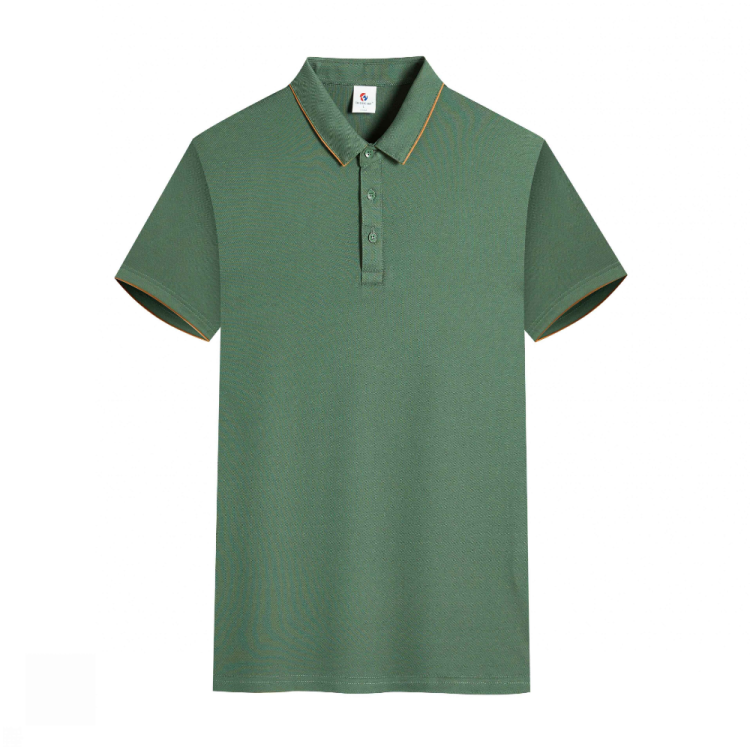 Ice silk short-sleeved POLO shirts, T-shirts, custom work clothes, summer advertising shirts, LOGO printed enterprise factory uniforms, men's and women's work clothes details Picture