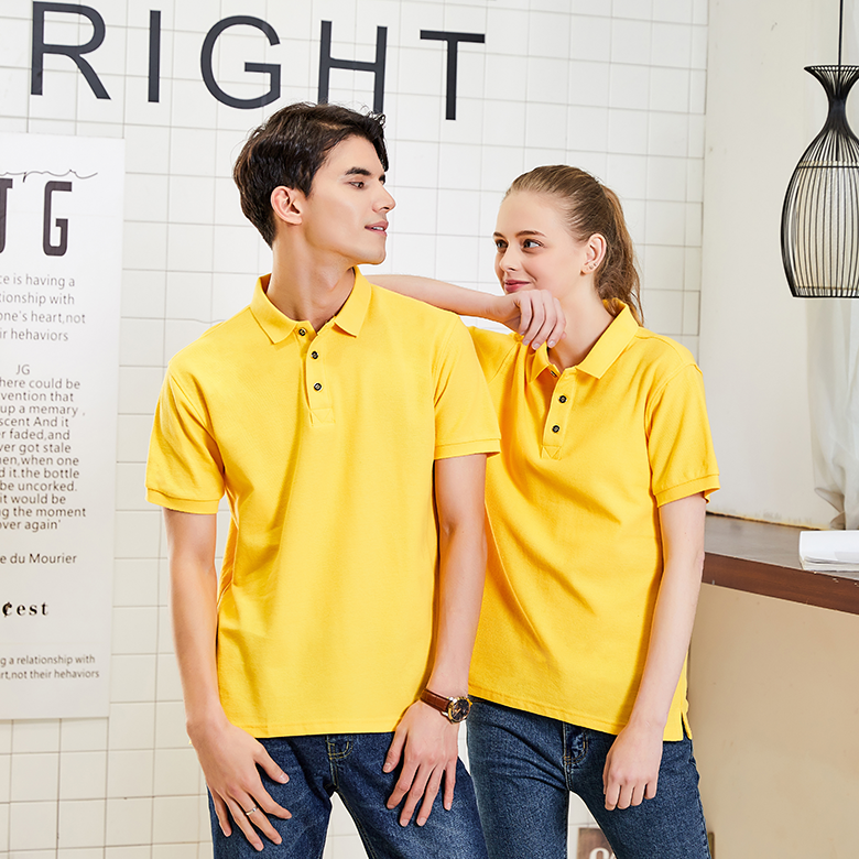 Custom T-Shirt Printing Logo Short Sleeve Cotton Lapel Work Clothing Custom Party Team T-Shirt Custom Printing details Picture