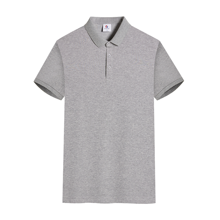 Short-sleeved POLO shirts, T-shirts, custom work clothes, summer advertising shirts, LOGO printed enterprise factory uniforms, men's and women's work clothes details Picture