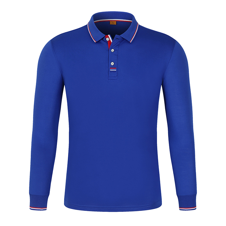 Polo Shirt Work Clothes Custom Lapel Long Sleeve T Custom Enterprise T-Shirt Printed Logo Embroidery Application Scenario