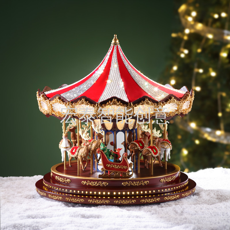 Big Ride Horse Carousel Christmas Supplies Christmas Decorations Christmas Gifts Christmas Decorations Christmas Music Box