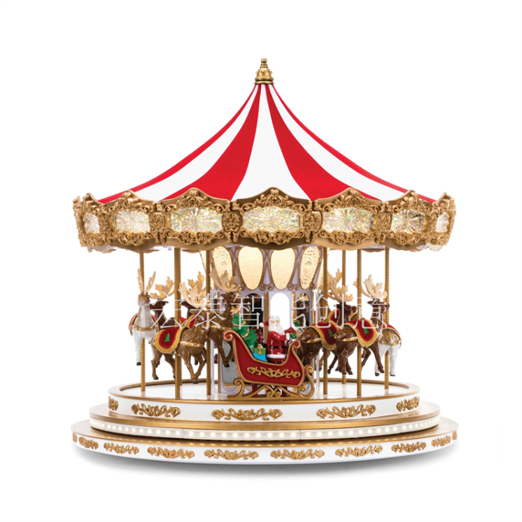 Big Ride Horse Christmas Supplies Carousel Christmas Decorations Christmas Gifts Christmas Decorations Christmas Music Box Application Scenario