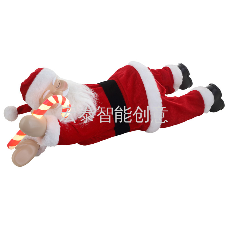 Sleeping Position Husband Christmas Supplies Christmas Christmas Ornaments Christmas Gifts Christmas Decorations Christmas Toys Father Christmas Plush Toys Children's Toys Electric Santa details Picture