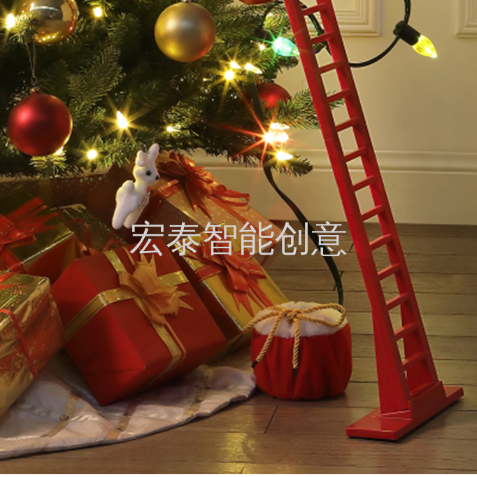 Ladder Santa Claus Christmas Supplies Christmas Ornaments Christmas Gifts Christmas Decorations Christmas Music Box Electric Christmas Gifts Children's Toys Electric Santa Claus details Picture