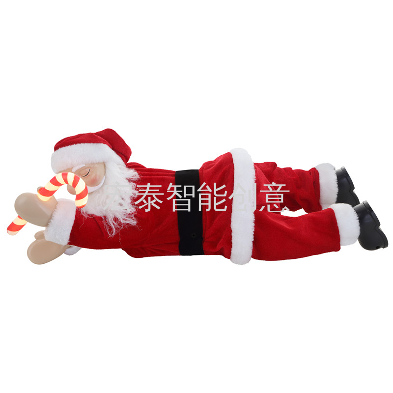 Sleeping Position Husband Christmas Supplies Christmas Christmas Ornaments Christmas Gifts Christmas Decorations Christmas Toys Father Christmas Plush Toys Children's Toys Electric Santa Specification drawing