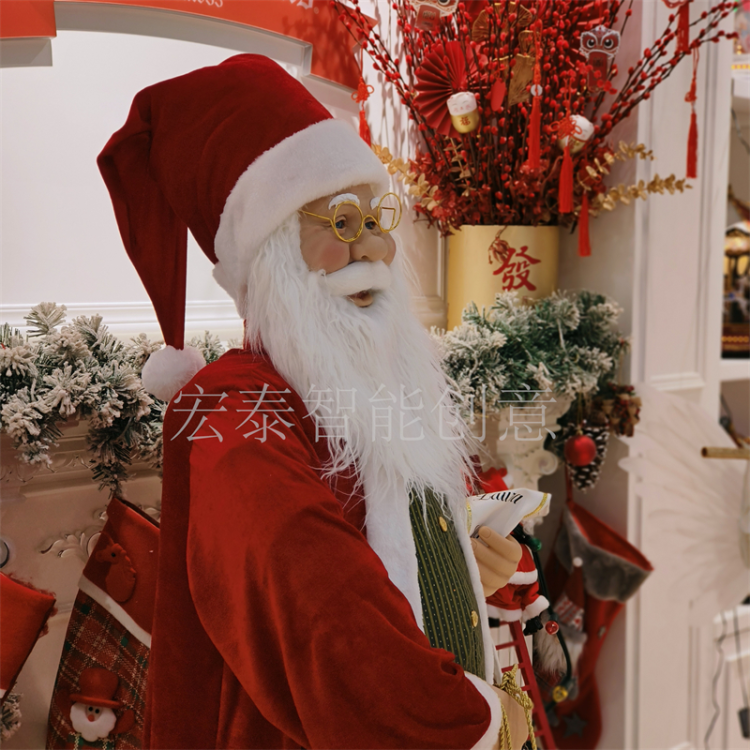 Santa Claus Christmas Decorations Christmas Decorations Christmas Music Box Christmas Electric Stuffed Santa Claus Doll Application Scenario