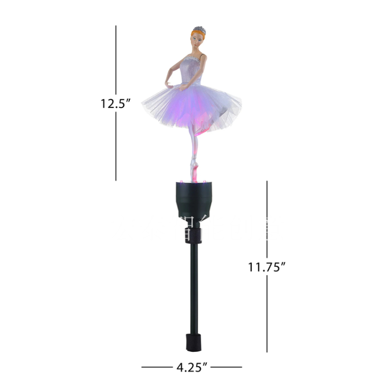 Treetop Star Ballerina Girl Christmas items Ornaments Christmas Gifts Christmas decorations Christmas music box Electric Christmas gifts Children's toys Item Picture