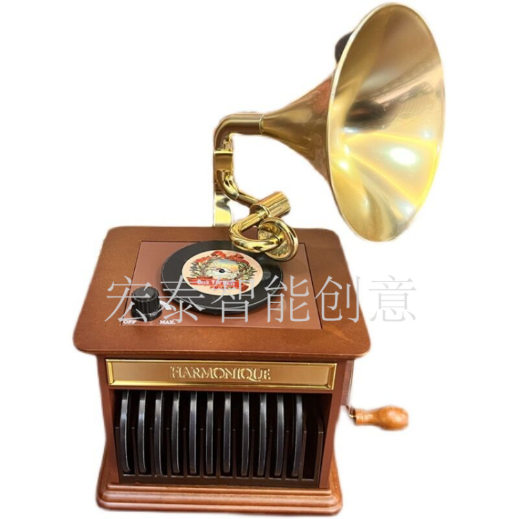 Wooden disc music box Christmas display Christmas gift Christmas decorations Christmas music box Application Scenario