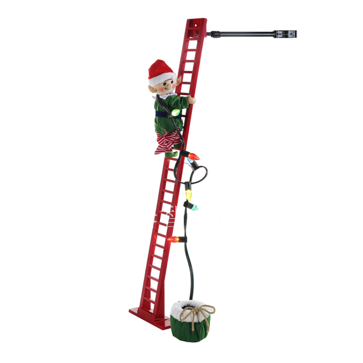 Ladder Santa Claus Christmas Supplies Christmas Ornaments Christmas Gifts Christmas Decorations Christmas Music Box Children's Toys Electric Christmas Gifts details Picture