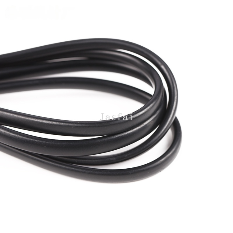 Factory wholesale 1.5-meter 2-flat plug 8-tail power cord two-hole power adapter 2*0.75 US standard two-plug Item Picture