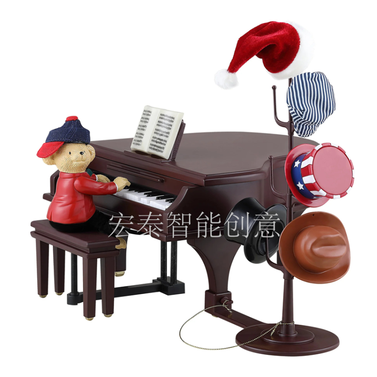 Hat Bear Music Box Christmas Ornaments Christmas Ornaments Christmas Ornaments Christmas Music Box Christmas Ornaments Christmas Ornaments details Picture