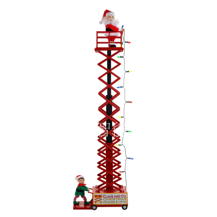 Christmas Lift Truck Engineering Car Christmas Supplies Christmas Ornaments Christmas Gifts Christmas Decorations Christmas Toys details Picture