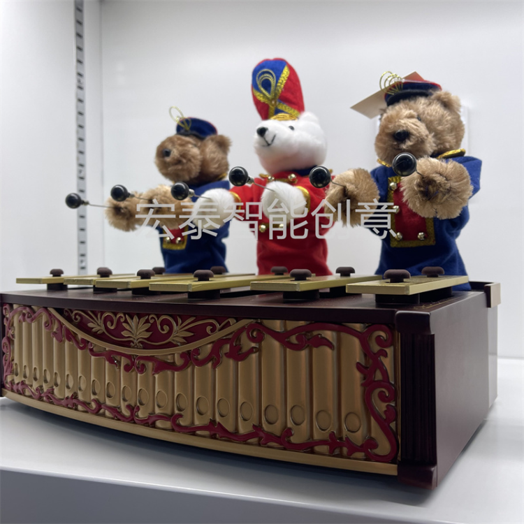 Bear Band Music Box Creative Display Arts And Crafts Christmas Display Christmas Music Box Christmas Toys Christmas Gifts details Picture