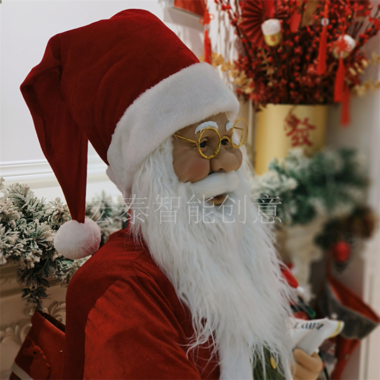 Santa Claus Christmas Decorations Christmas Decorations Christmas Music Box Christmas Electric Stuffed Santa Claus Doll Item Picture