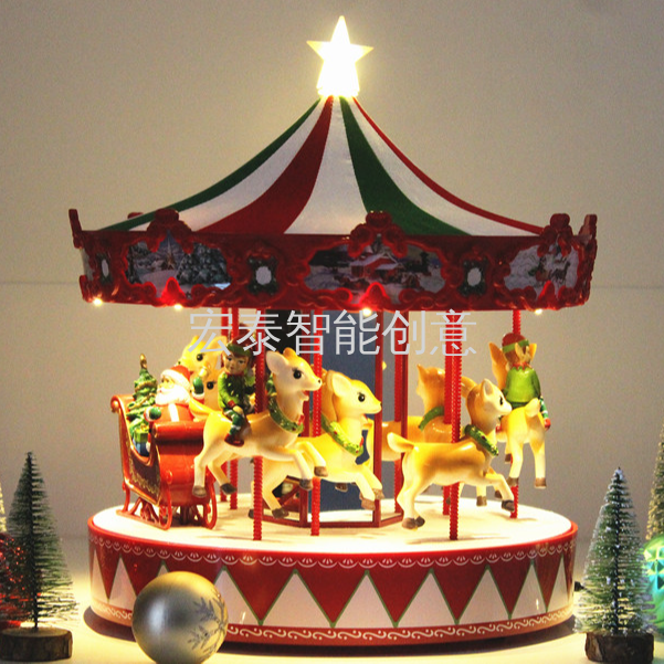 Traditional Horse Rides Christmas Decorations Christmas Gifts Christmas Decorations Christmas Music Box details Picture