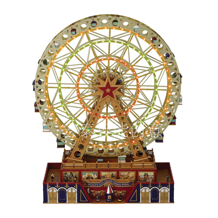 Ferris Wheel Christmas Items Christmas Ornaments Christmas Gifts Christmas Decorations Christmas Music Box Specification drawing