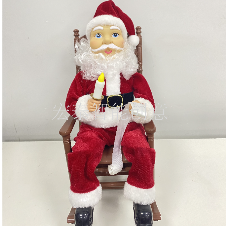 Rocking Chair Husband Christmas Craft Display Christmas Gifts Christmas Decorations Santa Claus Christmas Toys Christmas Pendants Application Scenario