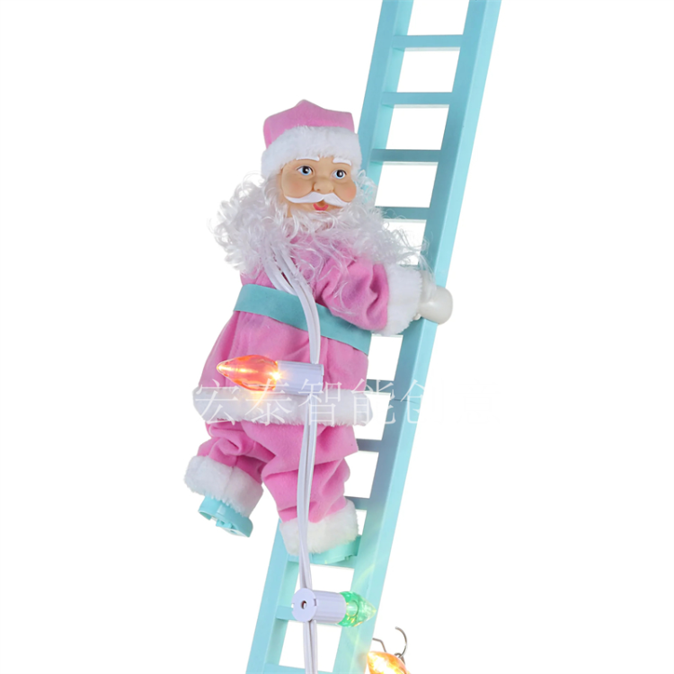 Pink ladder Christmas toys Christmas ornaments Christmas gifts Christmas ornaments Christmas music box Electric Christmas gifts Children's toys Application Scenario