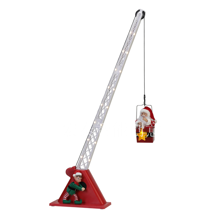 Lift White Husband Elf Christmas Items Christmas Ornaments Christmas Ornaments Christmas Music Box Electric Christmas Gifts Children's Toys details Picture
