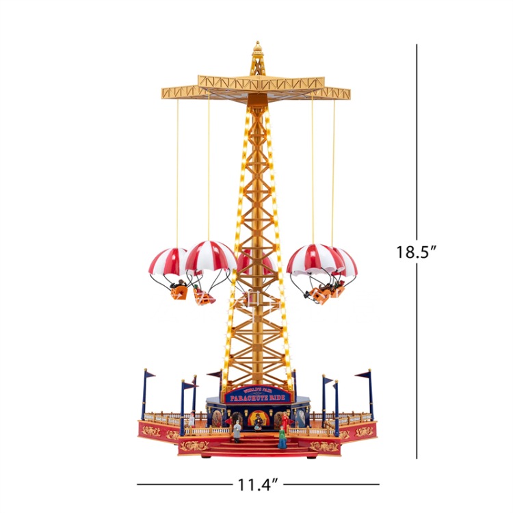 Parachute Music Box Christmas Accessories Christmas Gifts Christmas Decorations Christmas Music Box details Picture