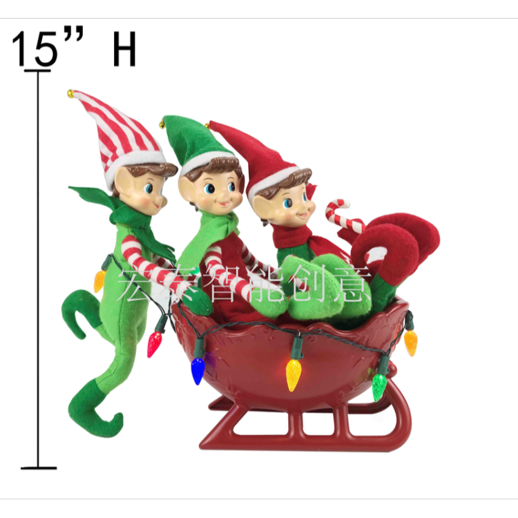 Christmas elf supplies, Christmas dolls, ship ornaments, Christmas gifts, Christmas decorations, Christmas music boxes details Picture