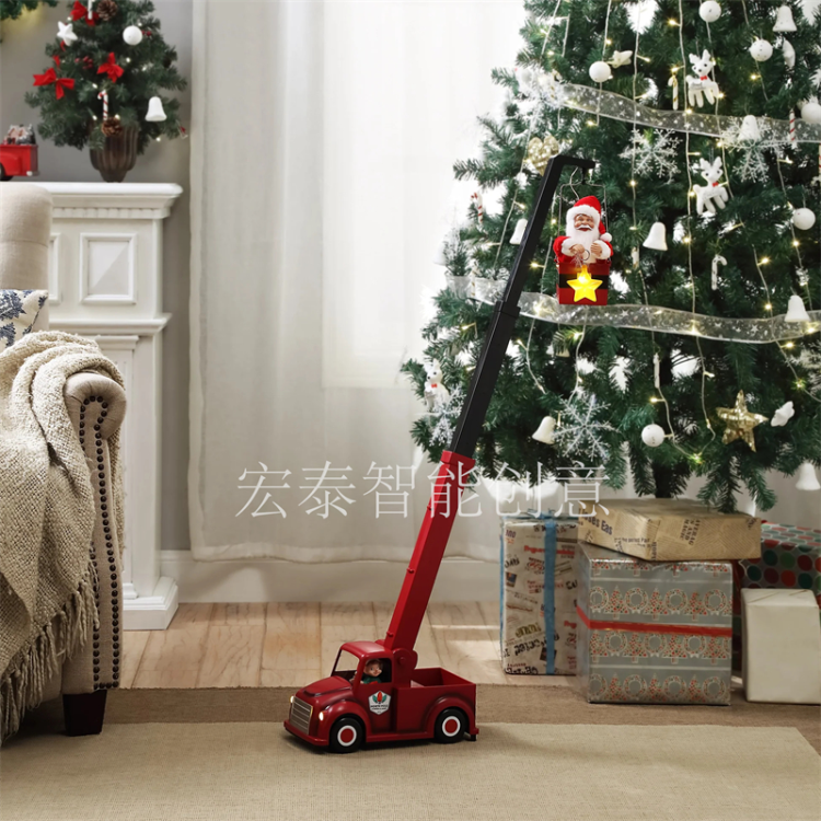 Christmas Items Lift Elf Car Christmas Decorations Christmas Gifts Christmas Decorations Christmas Music Box Electric Christmas Gifts Children's Toys Specification drawing