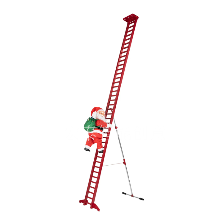 Outdoor Ladder Father Christmas Items Christmas Ornaments Christmas Gifts Christmas Decorations Christmas Music Box Children's Toys Electric Christmas Gifts Item Picture