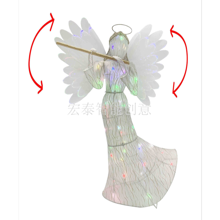 Angel Wings Christmas Ornaments Christmas Gifts Christmas Decorations Christmas Toys Christmas Crafts Electric Angel Wings Craft Ornaments