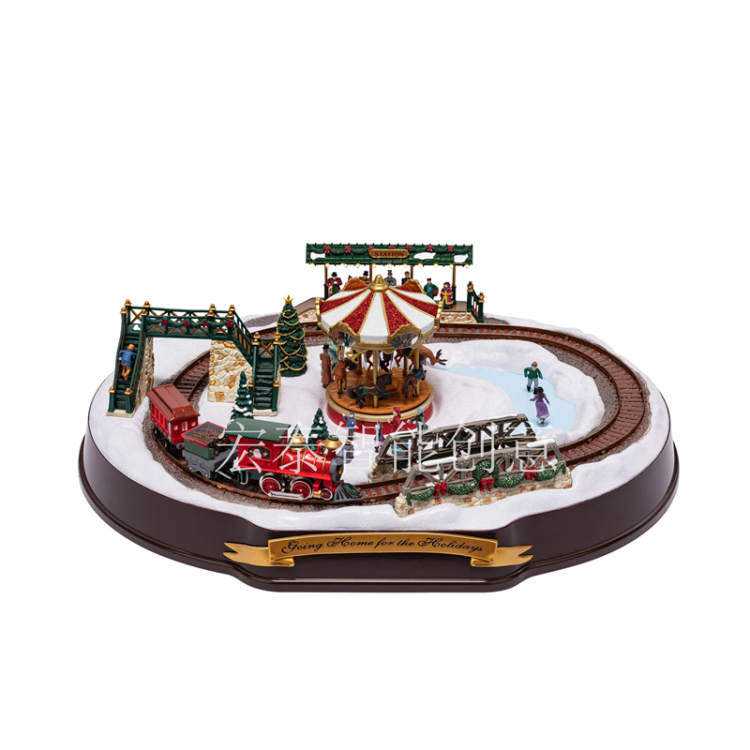Train Electric Toys Christmas Ornaments Christmas Gifts Christmas Decorations Christmas Music Box details Picture