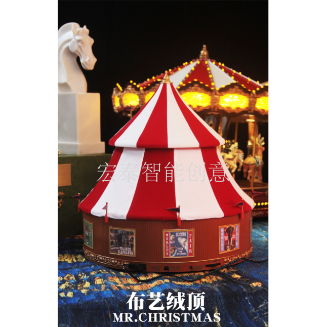 Circus Tent Christmas Decorations Christmas Decorations Santa Claus Christmas Toys Music Box Application Scenario