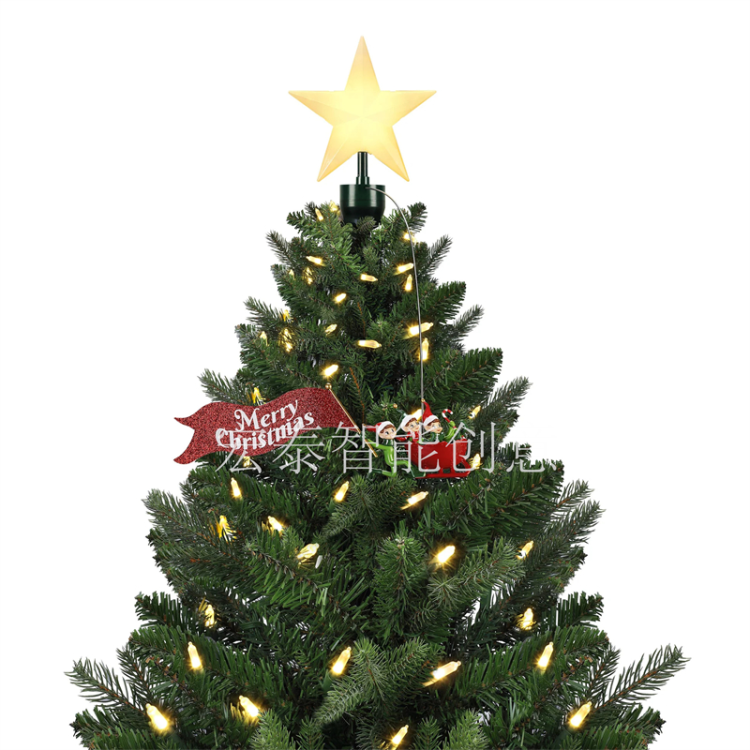 Tree Top Star Elf Christmas Items Christmas Ornaments Christmas Gifts Christmas Ornaments Christmas Music Box Electric Christmas Gifts Children's Toys details Picture