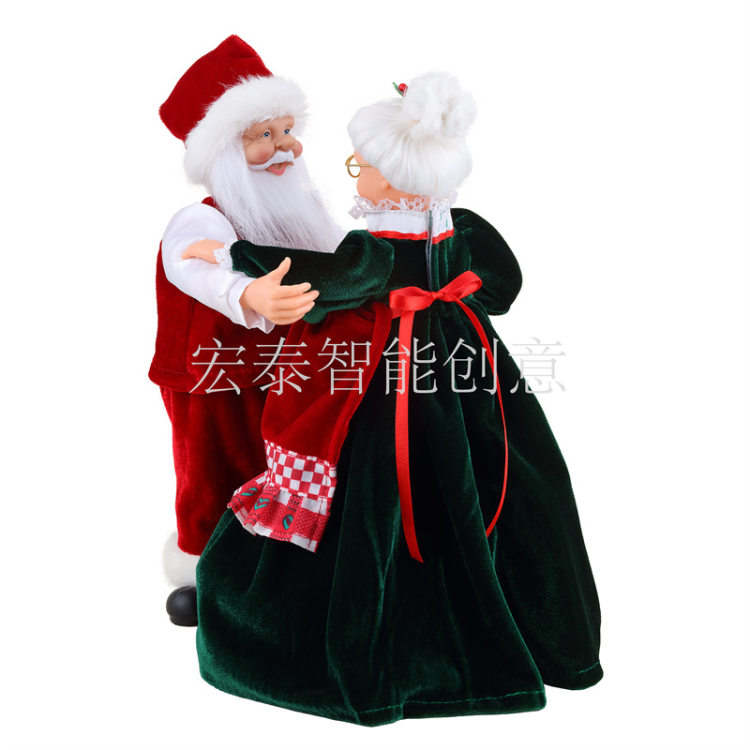 Dancing old man Christmas decorations Christmas gifts Christmas decorations Christmas toys Christmas crafts toys details Picture