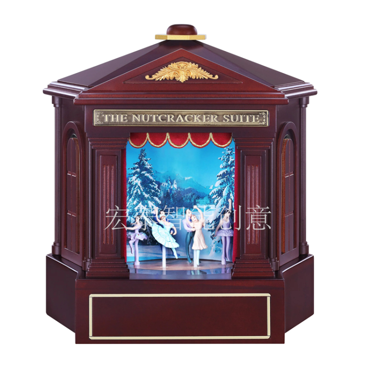 Christmas Music Box Christmas Supplies Stage View Music Box Christmas Gifts Christmas Decorations Application Scenario