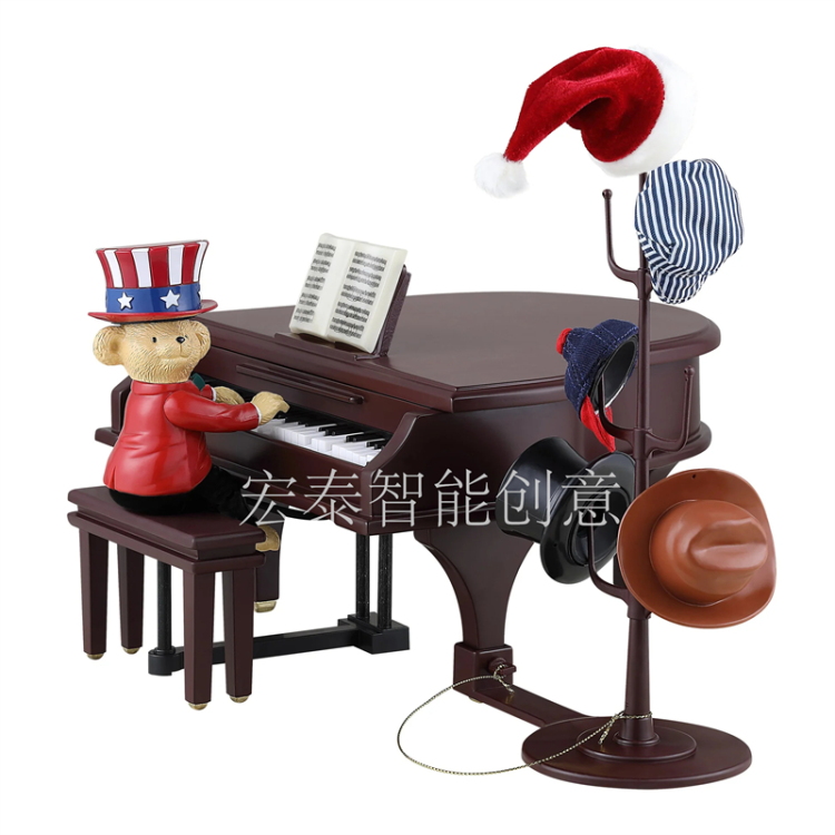 Hat Bear Music Box Christmas Ornaments Christmas Ornaments Christmas Ornaments Christmas Music Box Christmas Ornaments Christmas Ornaments Item Picture