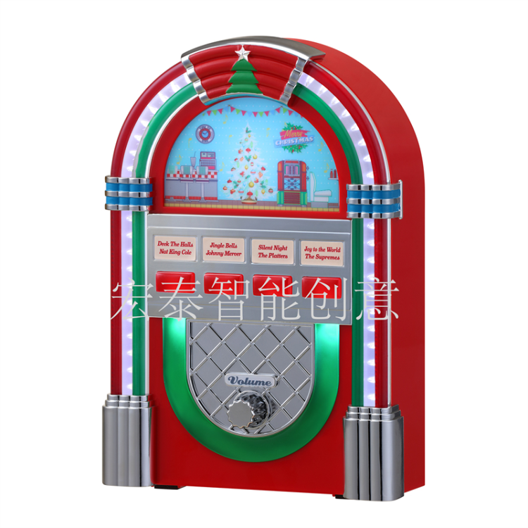 Jukebox, Christmas supplies, ornaments, Christmas gifts, Christmas electronic toys, Christmas music boxes full figure