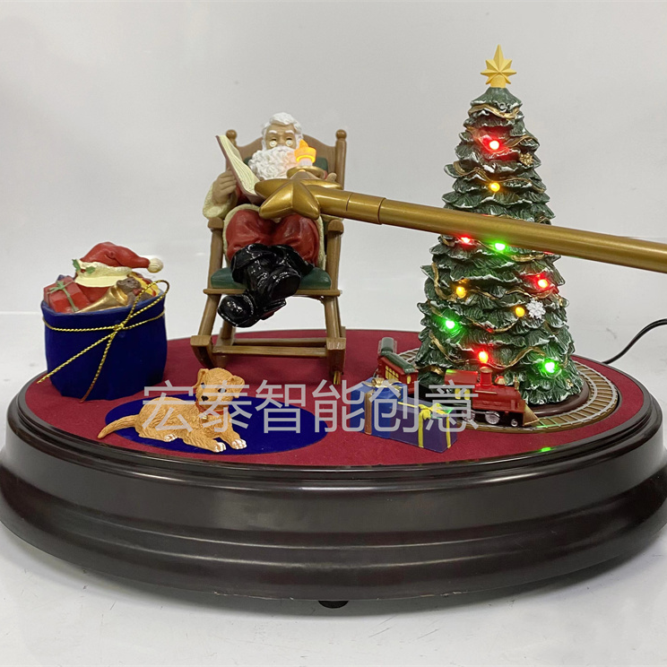 Christmas Gifts Reading Husband Magic Stick Creative Music Box Christmas Ornaments Christmas Craft Christmas Ornaments Music Box Electric Toys