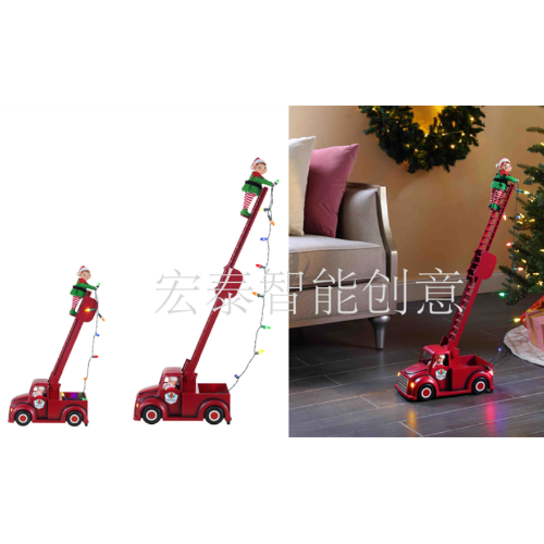Christmas Supplies Christmas Fire Engineering Truck Decoration Christmas Gifts Christmas Decorations Christmas Music Box Electric Christmas Gifts Children's Toys Application Scenario