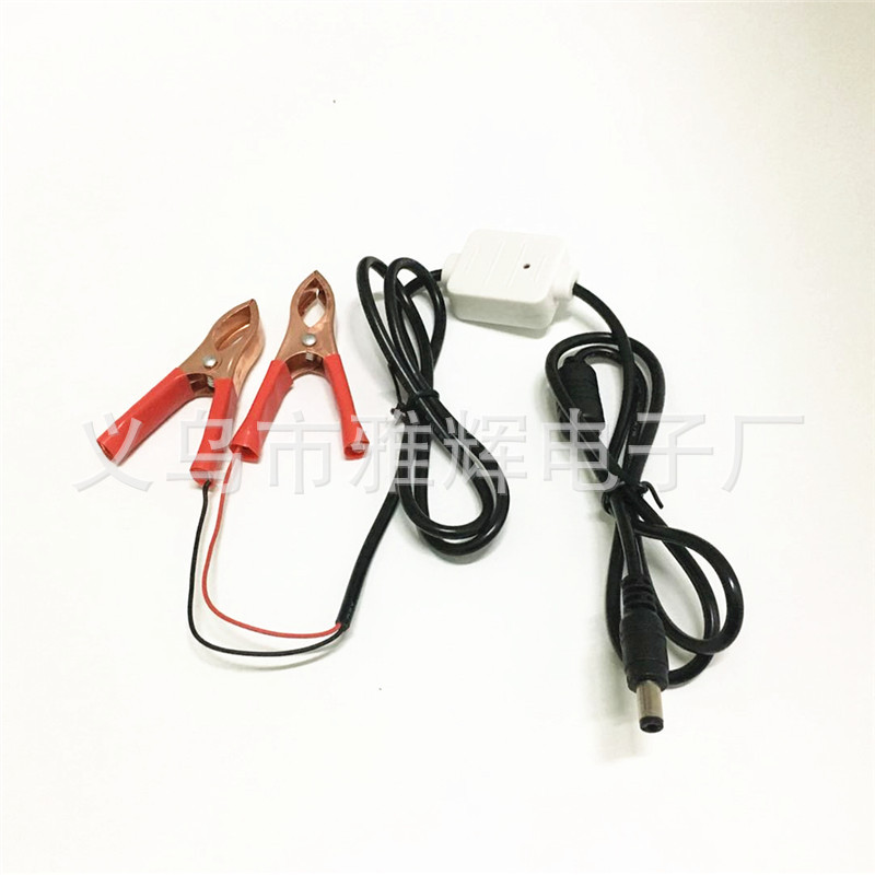 مراوح DC5521 المزودة بطارية السائل من طراز DC5525 المزودة بمفاصل تمساح (DC5525) مزوّد بشريط مشابك A details Picture