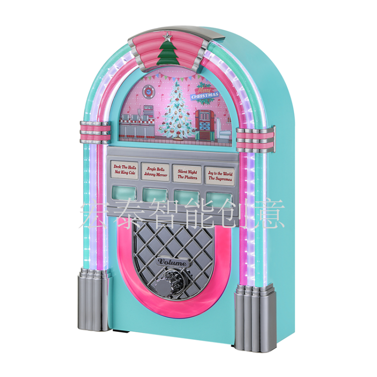 Jukebox, Christmas supplies, ornaments, Christmas gifts, Christmas electronic toys, Christmas music boxes details Picture