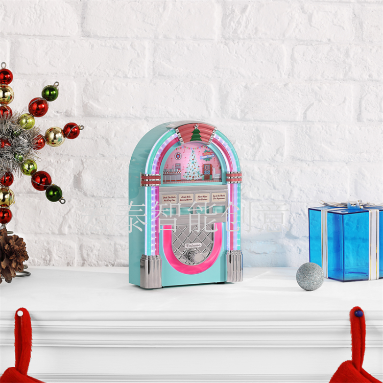Jukebox, Christmas supplies, ornaments, Christmas gifts, Christmas electronic toys, Christmas music boxes Specification drawing