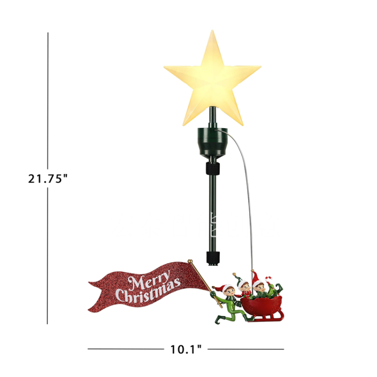 Tree Top Star Elf Christmas Items Christmas Ornaments Christmas Gifts Christmas Ornaments Christmas Music Box Electric Christmas Gifts Children's Toys Application Scenario