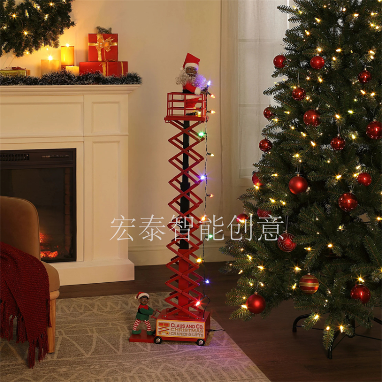 Christmas Lift Truck Engineering Car Christmas Supplies Christmas Ornaments Christmas Gifts Christmas Decorations Christmas Toys Item Picture