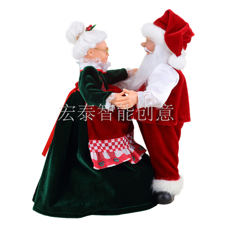 Dancing old man Christmas decorations Christmas gifts Christmas decorations Christmas toys Christmas crafts toys Specification drawing