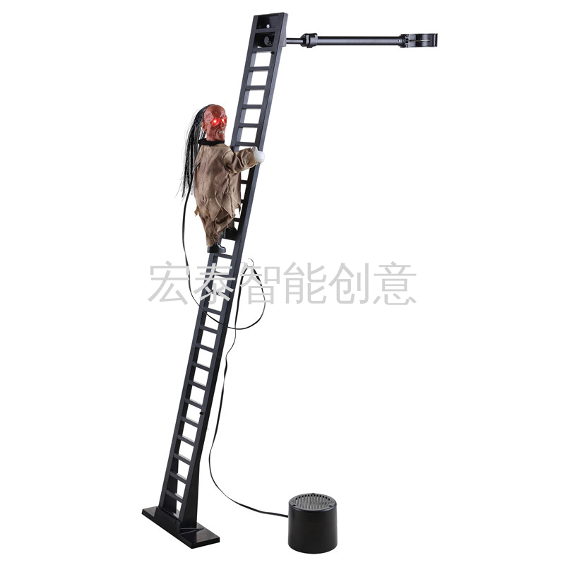 Ladder Witch Halloween Christmas decorations Christmas gifts Christmas decorations Christmas music box Christmas supplies details Picture