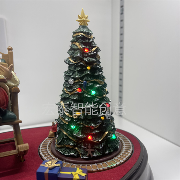 Christmas Gifts Reading Husband Magic Stick Creative Music Box Christmas Ornaments Christmas Craft Christmas Ornaments Music Box Electric Toys Item Picture