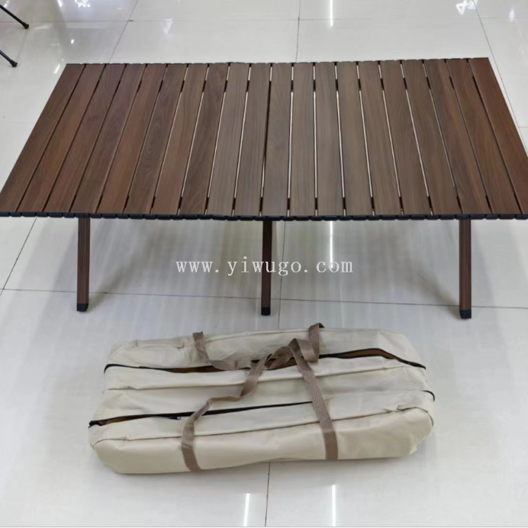 铝合金蛋卷桌轻量化便携式露营桌椅全套户外折叠桌子椅子一体