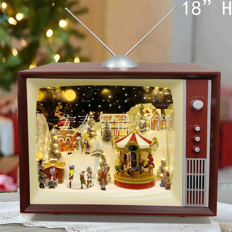 Christmas Ornaments Christmas Gifts Christmas Decorations Christmas Toys Christmas Crafts Music Box Tv Electric Toys