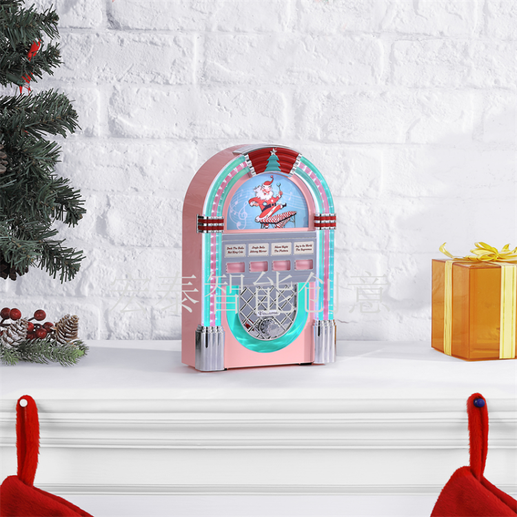 Jukebox, Christmas supplies, ornaments, Christmas gifts, Christmas electronic toys, Christmas music boxes Item Picture