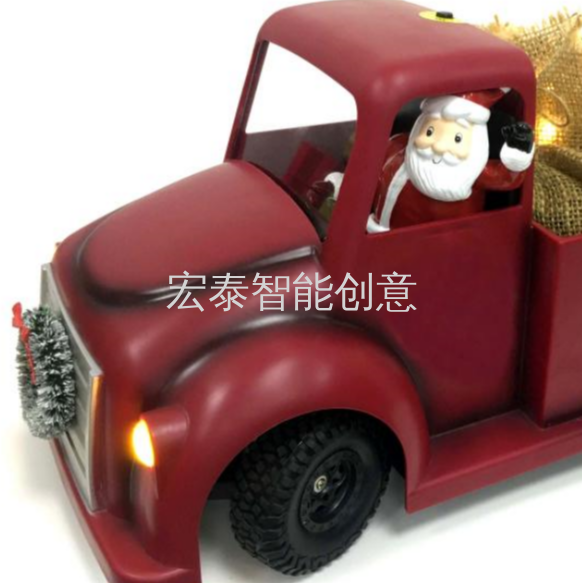 Santa Claus toy cars, Christmas cars, Christmas ornaments, Christmas gifts, Christmas decorations, Christmas music boxes, children's toys, electric Santa Claus Specification image